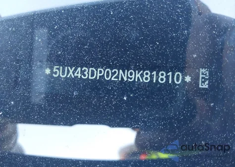 2022 BMW X3 Sdrive30I z USA, uszkodzony, nr VIN 5UX43DP02N9K81810